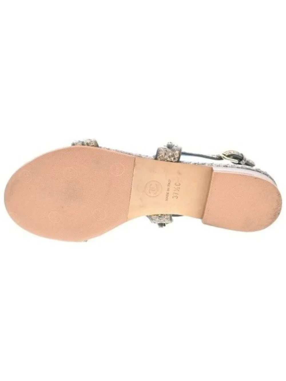 Chanel Sandals Brown